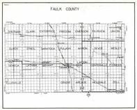 Faulk County, Sherman, Clark, Enterprise, Freedom, Emerson, Fairview, Union, South Dakota State Atlas 1930c
